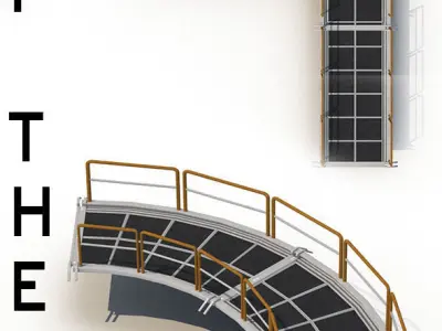 Sci Fi Corridor Low-poly 3D model