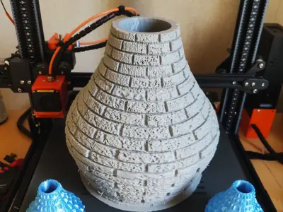 Collection de 86 vases   3d print  3D print model