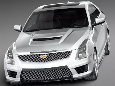 Cadillac ATS-V Coupe 2016 3D model