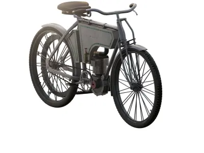 1904 automatic inlet valve 3D model