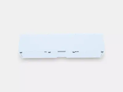 BESTA TV bench with doors 18 Low-poly 3D model