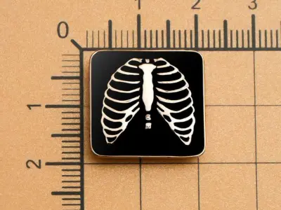 Radiologist  Brooch Free 3D print model