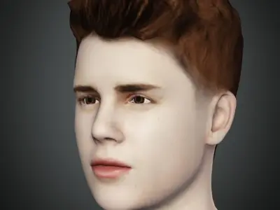 Highly Detailed 3D Model of Justin Bieber 3D model