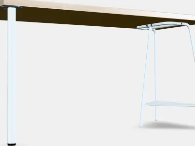 LAW CAPTAIN - DRAFT Desk 4 Low-poly 3D model