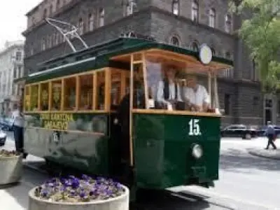 Model of the first tram in Sarajevo 3D model