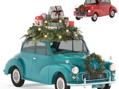 morris minor 1961 3D model