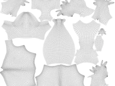 Komodo Dragon Low-poly 3D model