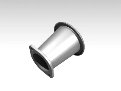 Velocity Stack Weber DCOE 45 Carburetor Lenght 90mm Full Radius 3D print model