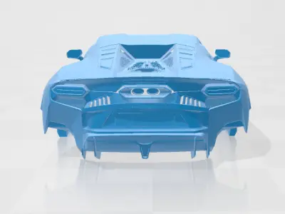 Temerario - Body Car STL Model 3D print model