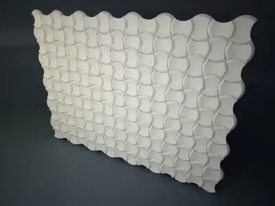 01 3DECOR PATTERN WALL Low-poly 3D model