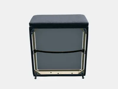 SODERHAMN 1-seater section 1 Low-poly 3D model