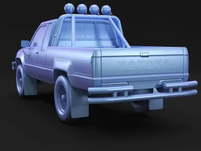 Back to the Future pickup truck 3D model
