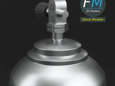 Scuba diving tank 3D model