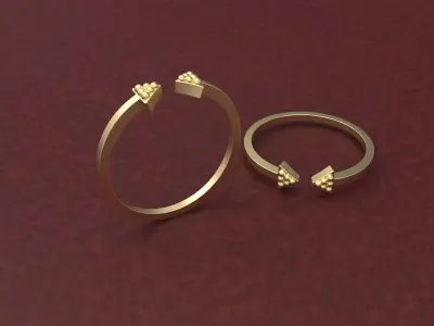 Minimalist Ring DM-11 Free 3D print model