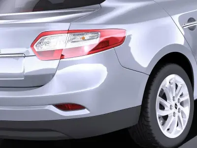 Renault Fluence 2016 VRAY 3D model