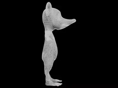 Karekter model 3d animasyonlu 3D model