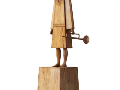 Family sculptures 3D model