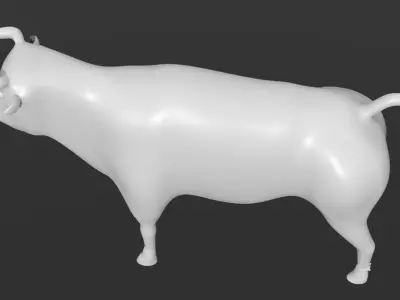 Spanish Bull-Taureau de tamargue  3D model