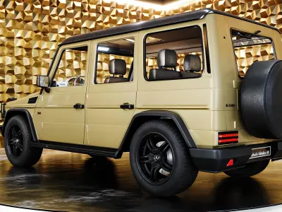 Mercedes G500 ARMY Low-poly 3D model