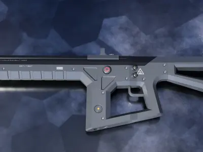 Sci-Fi AR Free low-poly 3D model