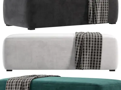 Bench Portland By Ogogo 3D model