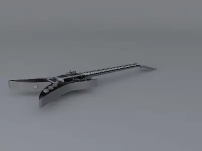 Nightmare guitar Free 3D model