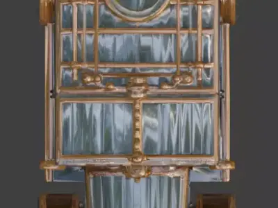 Steampunk Heavy Duty Troop Transport 3D Model Low-poly 3D model