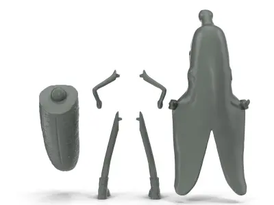 maniac banana 3D print model