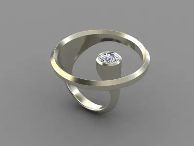 Infinite Elegance Ring 3D print model