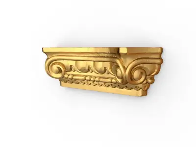 Classic carved decor ornament 477 3D print model 3D print model