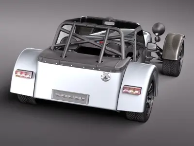 Caterham r500 lotus 7 3D model