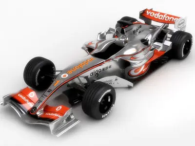 F1 2007 Vodafone McLaren Mercedes MP4-22 3D model