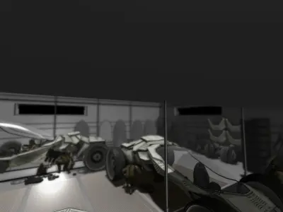 Workshop Render Scene Free low-poly 3D model