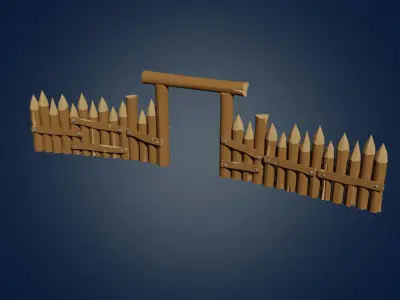 Goblins and Orcs Camp Props  Low-poly 3D model