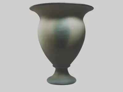 Large statement vase model Low-poly 3D model