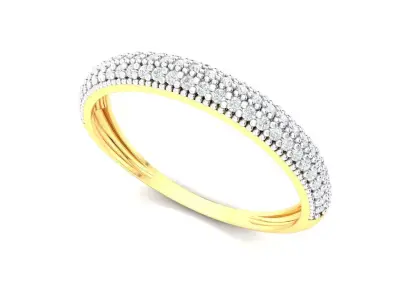 Gold Guard Ring Diamond Jewelry Rings Printable 3D print model