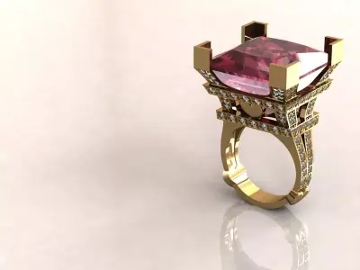 Ring Pasquale Bruni 2 3D print model