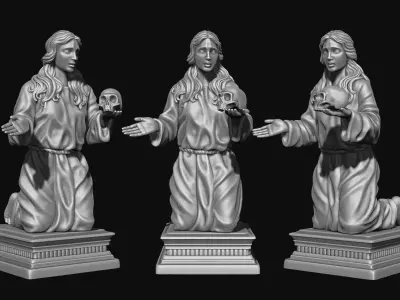 Maria Magdalena - Jewerly - Masonry - Carpentry 3D print model