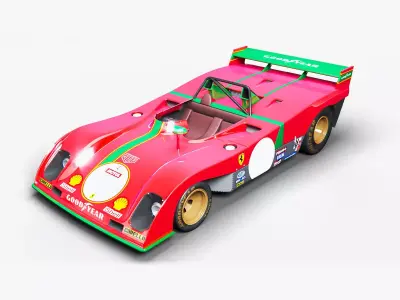 Ferrari 312 PB 3D model