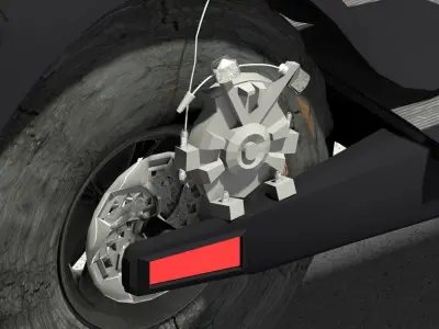 scooter electric for gta 3D model