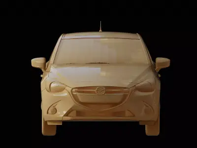 Mazda 2 year 2015 3D print model