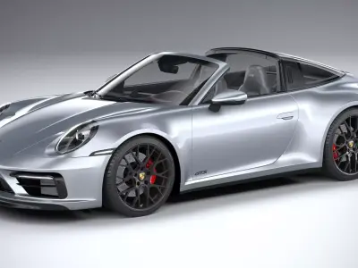 Porsche 911 Targa 4GTS 2022 3D model