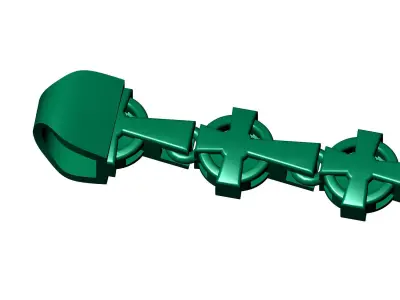 6MM  Permium Celtic Jesus Cross 3D Model 3D print model