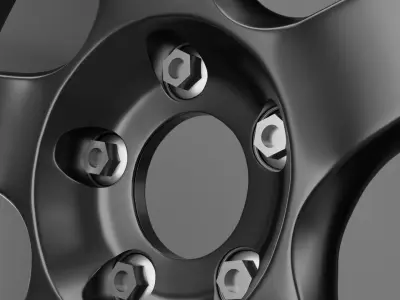 work meister s1 3p Wheel 3D model
