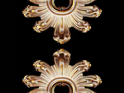 Classic carved 058 3D model
