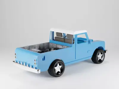 3D lowpoly truck - Land Rover 109 LWB SERIE III  Free low-poly 3D model