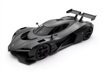 Sleek Racing Car model pack Low-poly 3D model