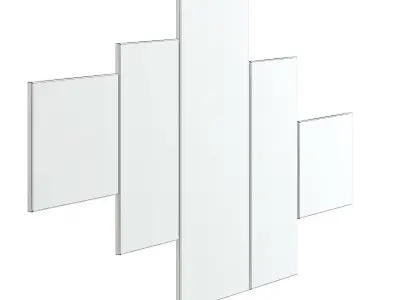 Flower Wall Pictures 3D model