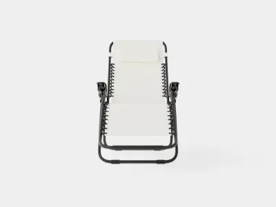 Hannover Relax Chair Grey Low-poly 3D model