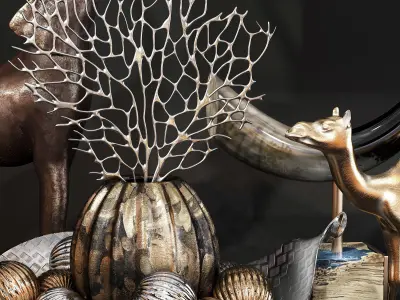 Decor set 61 3D model